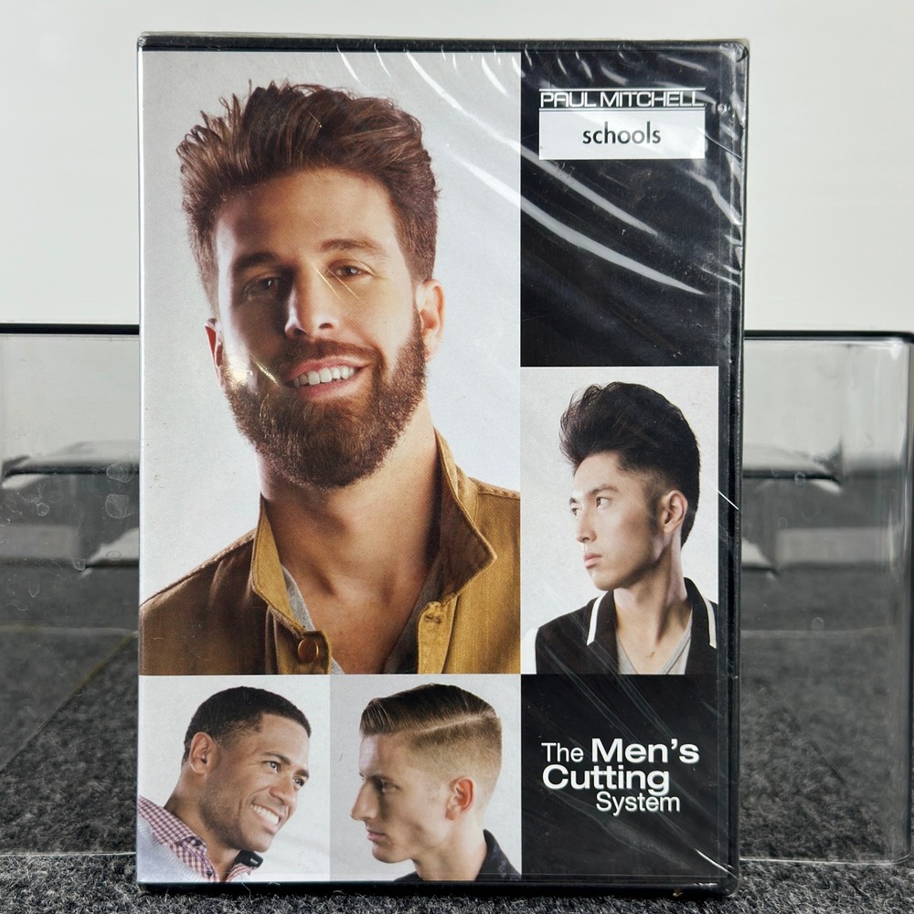 Paul Mitchell Schools The Mens Cutting System 3-Disc DVD Set Barber Training NEW
